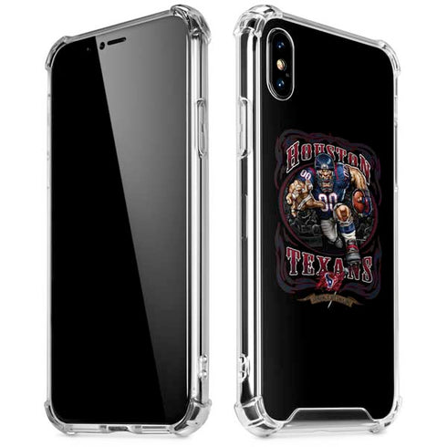 Liquid Blue NFL Houston Texans Running Back iPhone XS Max Clear Case
